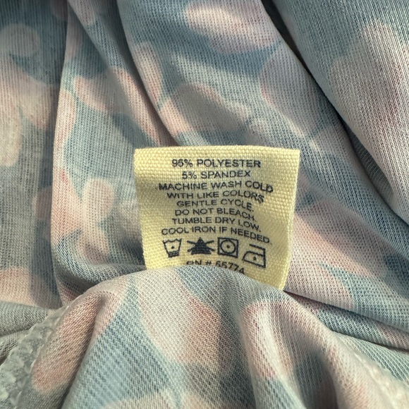 Simply Southern Sweet Damask Dress with pineapple print in Pink/Red/White/Blue - Picture 3 of 14